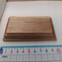 木製 長方形ディスプレースタンド 約6cm x 10cm　アカシア集成材