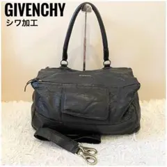 至高の逸品⭐️ジバンシー パンドラ 2way シワ加工 ショルダーバッグ 黒