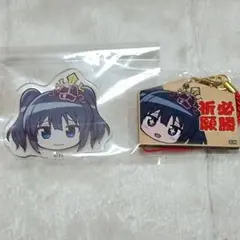 戦国乙女必勝ご祈願ミニ絵馬＆アクリルバッジ【ヒデアキ】