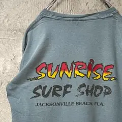 SUNRISE SURF SHOP プリント ビーチスタイル ロンT