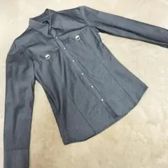 ◆値下げ◆NICOLE◆ニコルクラブフォーメン◆長袖シャツ◆グレー◆L◆