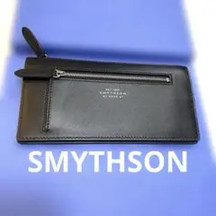 極美品 SMYTHSON 長財布 黒 ブラック　レザー ラウンドジップ 極美品 SMYTHSON 長財布 黒 ブラック レザー ラウンドジップ メンズ