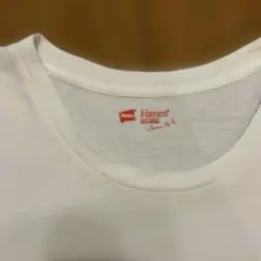 Tシャツ　丸襟　Hanes Tシャツ L 白　ホワイト