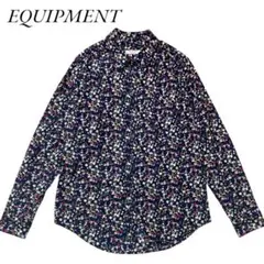 美品　EQUIPMENT エキプモン　花柄　ブラウス　シャツ　マルチカラー