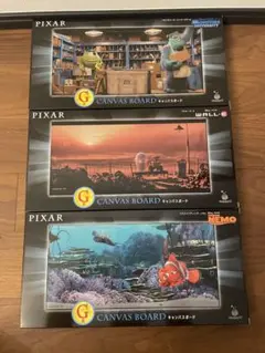Happyくじ PIXAR キャンバスボード 3点セット