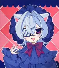 アナログ 手描き オリジナル イラスト 色紙　12