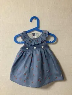 SLAPSLIPフリル刺繍ドレス 80cm