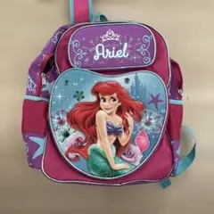ディズニープリンセス　アリエル ピンクリュックサック