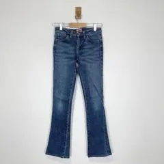 スイートキャメル【S】デニムパンツ フレア デニムブルー ストレッチ 美品