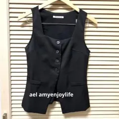 AmyEnjoyLife ブラック ベスト XS 1
