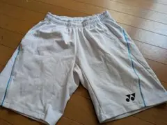 ヨネックス ホワイトパンツ 青いライン
