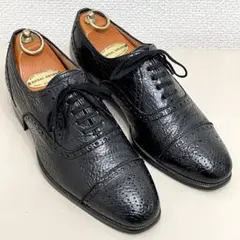 【極美品✨️】YOSHIOKA ヨシオカ セミブローグ ペッカリー 24cm 革靴