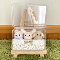 おでかけケース　お布団付き　持ち運び　収納　推し活　赤ちゃん　5cmぬいグッズ