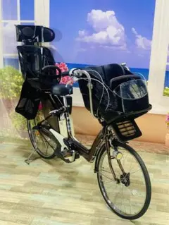 4598 電動自転車ブリヂストン子供乗せ 26インチ ハイクオリティ ブラウン