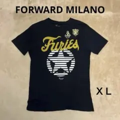 FORWARD MILANO(フォワードミラノ) ワッペン 半袖 Tシャツ　XL