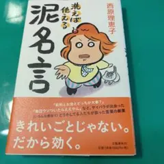 洗えば使える 泥名言