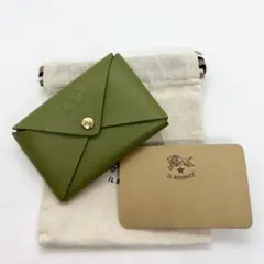 【新品未使用】イルビゾンテ カードケース ☆アルガマリーナ(オリーブ)☆