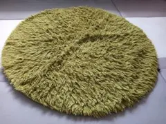 サヤンサヤン 洗える シャギー ラグ 円形 エクセレントムーティーⅡ 140cm