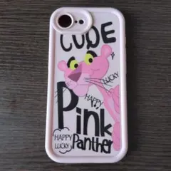 ピンクパンサー iPhone16ｅ用シリコンケース