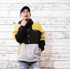 【美品】Re:room マウンテンパーカー!Black×yellow