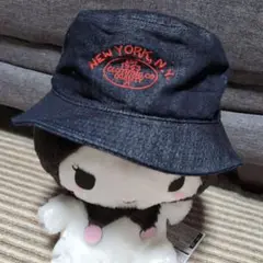 NEW YORK ,N.Y. 男女兼用　デニムバケットハット　58ｃｍ