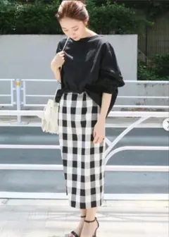 イエナ　チェックスカート　サイズ：40