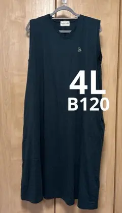 4L ノースリーブ ワンピース