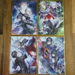 七つの魔剣が支配する くじ引き堂　色紙　４枚セット