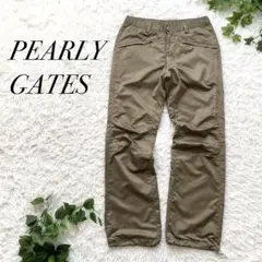PEARLY GATES パーリーゲイツ 蓄熱ナイロンパンツ メンズ 刺繍ロゴ