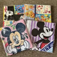 ミッキータオル 2枚　ティッシュ10パック