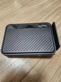 ELECOM モバイルルーター ブラック(おまけLANケーブル2本)