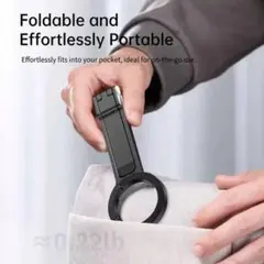 MagSafe対応 カラビナ付 三脚 アルミ合金RT-777 スマホスタンド