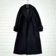 ZARA　極美品　海外S→M～L位　黒　マンテコウール　チェスターコート　1つ釦 楽天市場】zara チェスターコート レディースの通販