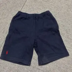 【日本製】ラルフローレン 90 ネイビー ショート パンツ ズボン スウェット