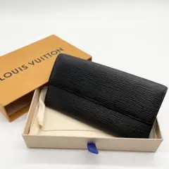 ルイヴィトン エピ ポルトフォイユ・サラ ノワール 長財布