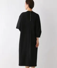【完売品】LEPSIM バックパールコクーンワンピース
