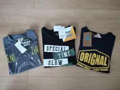 新品　A+C 半袖Tシャツ3枚セット 120　タンクトップ　黒　グレー　シャーク
