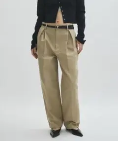 ADAM ET ROPE' コットンダブルクロスパンツ
