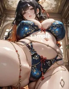 AIイラスト 美女 A4ポスター G76