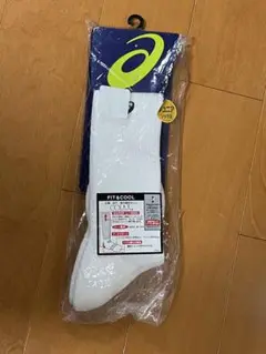 asics ジュニア ハイソックス XWS626ホワイト✖️ブラック20㎝