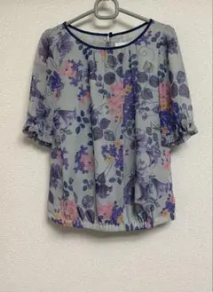 美品 スーナウーナ カットソー シフォン