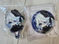 原神 フリーナ 特典 アクリルスタンド　缶バッジ