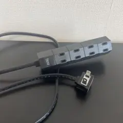 hexa 電源タップ 5ポート 黒 約1.5m