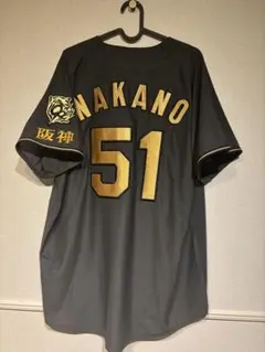阪神タイガース ブラックダイナマイトシリーズ 中野 Oサイズ ユニフォーム