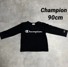 Champion ブラック 長袖カットソー 90
