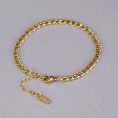 「美品」18 kシンプルできれいなブレスレット62