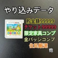 とびだせどうぶつの森 やり込みデータ
