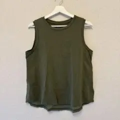 GAP オリーブ ノースリーブ S