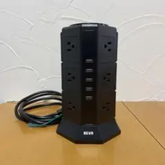 BEVA タワー式電源タップBEVA 3層縦コンセント