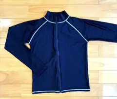 150㎝ ネイビー ジッパー付き ラッシュガード